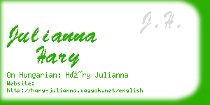 julianna hary business card